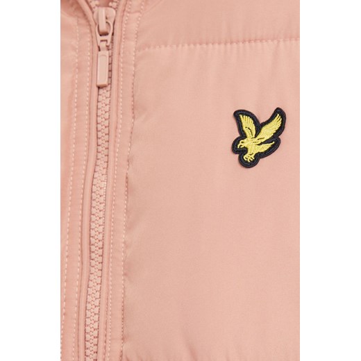 Lyle & Scott kurtka damska kolor pomarańczowy zimowa Lyle & Scott S ANSWEAR.com