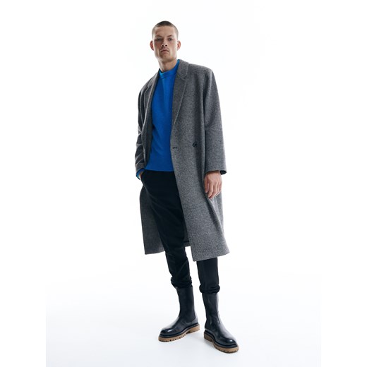 Reserved - Sweter boxy - Niebieski Reserved L Reserved