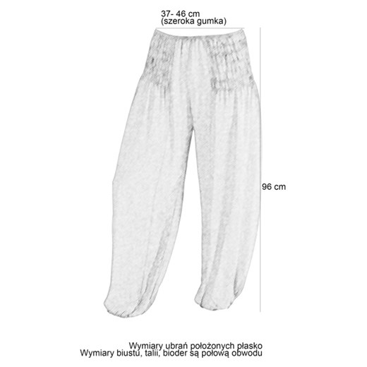 Granatowe spodnie alladynki moodify-pl bialy delikatne