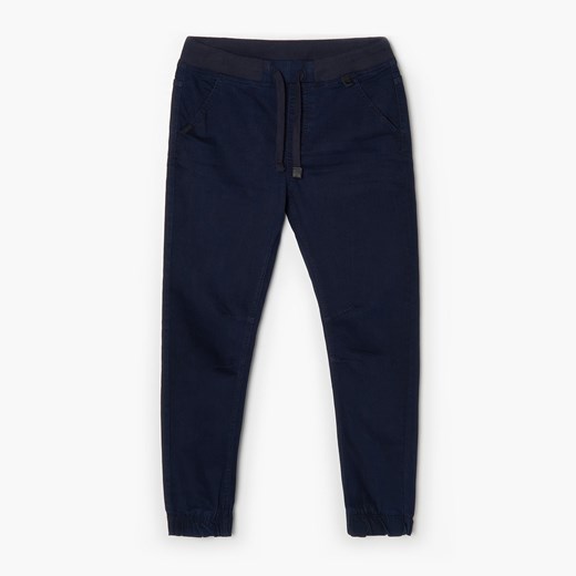 Cropp - Granatowe jeansowe joggery - Niebieski Cropp 28/32 Cropp