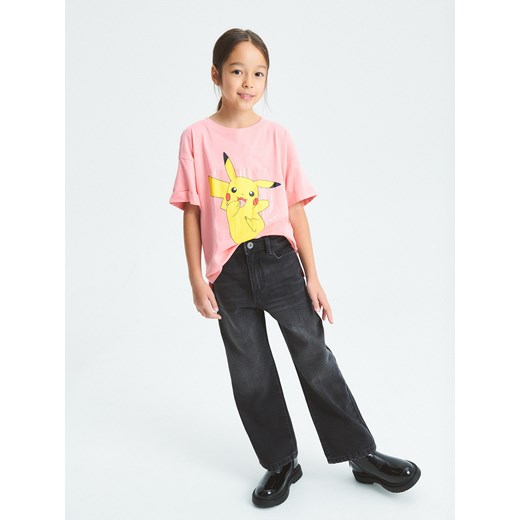 Reserved - T-shirt Pokémon - Różowy Reserved 122 (6-7 lat) Reserved