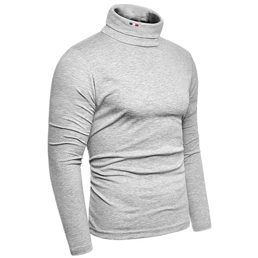 Bluza golf męski 5400a - szary ze sklepu Risardi w kategorii Swetry męskie - zdjęcie 144425695