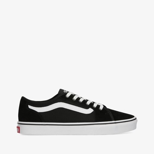 Trampki damskie czarne Vans z niską cholewką na płaskiej podeszwie