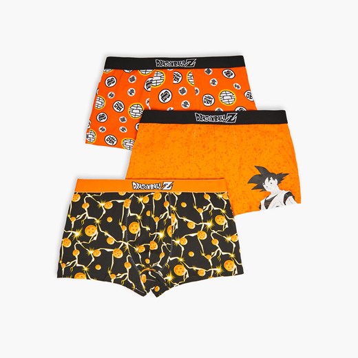 Cropp - Bokserki 3 pack Dragon Ball - Pomarańczowy Cropp M Cropp okazja