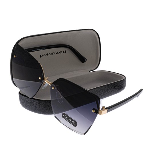 Okulary damskie przeciwsłoneczne CODE ze sklepu JK-Collection w kategorii Okulary przeciwsłoneczne damskie - zdjęcie 144449409