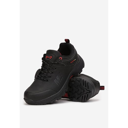 Czarno-Czerwone Buty Trekkingowe Phinine 46 okazja born2be.pl