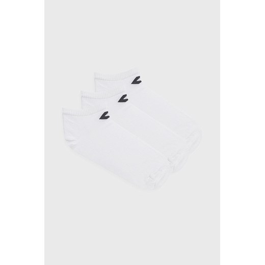 Converse skarpetki (3-pack) męskie kolor biały ze sklepu ANSWEAR.com w kategorii Skarpetki męskie - zdjęcie 144537085