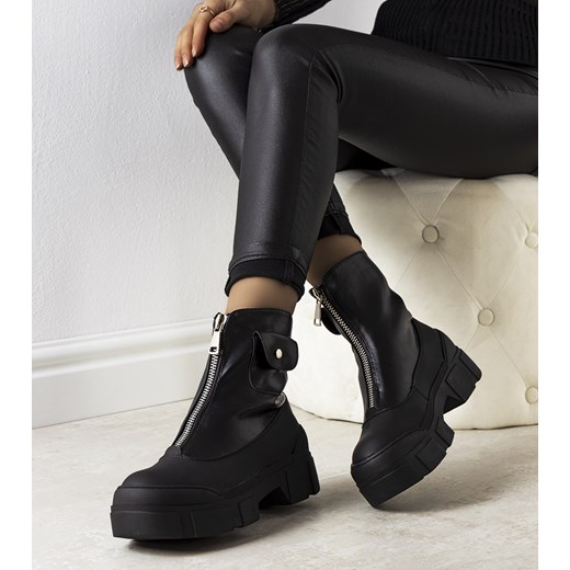 Czarne botki damskie Vintella 38 gemre