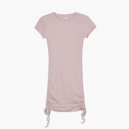 Cropp - Pastelowa sukienka mini - Fioletowy Cropp XS okazja Cropp