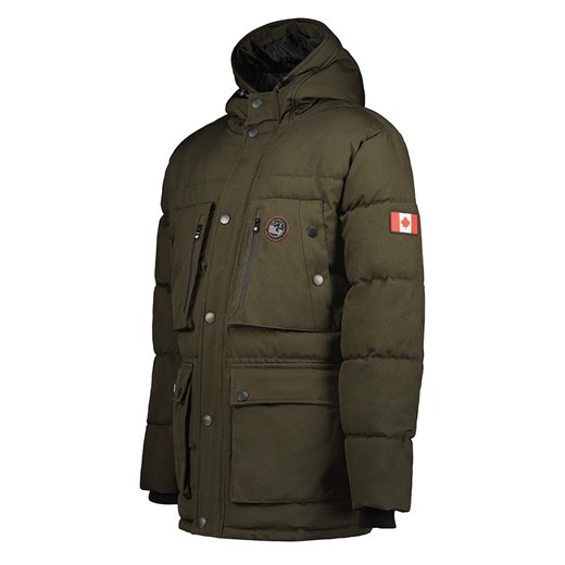 Kurtka zimowa w kolorze khaki Canadian Peak XL wyprzedaż Limango Polska