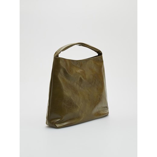 Reserved - Duża torba hobo - Khaki Reserved ONE SIZE Reserved