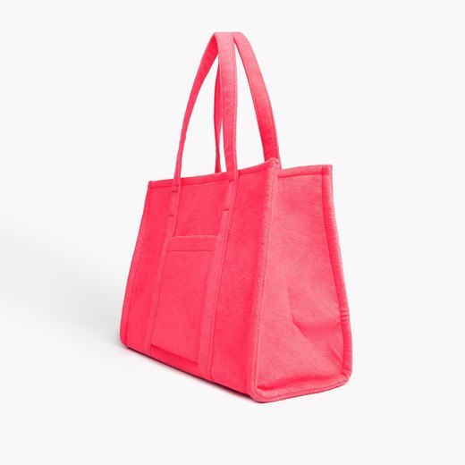 Cropp - Neonowa torba shopper - Różowy Cropp Uniwersalny Cropp okazyjna cena