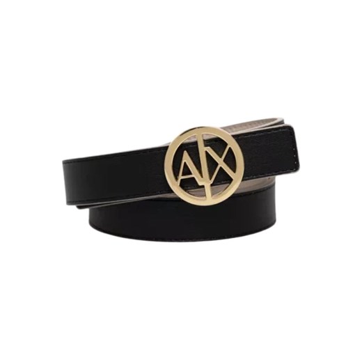 pasek dwustronny damski armani exchange 941118 0a877 beżowo-czarny Armani Exchange Belt: 90 promocja Royal Shop