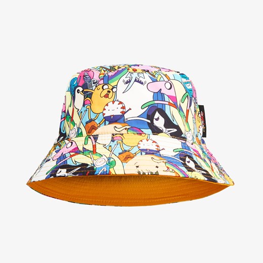 Cropp - Dwustronny bucket hat Adventure Time - Żółty Cropp Uniwersalny promocja Cropp