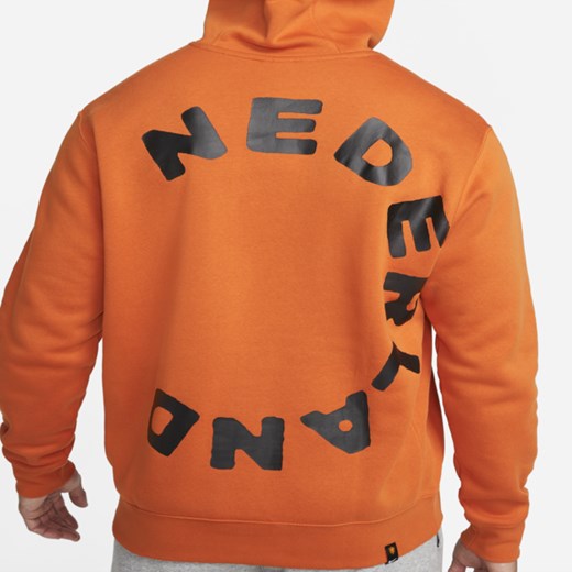 Męska bluza z kapturem Holandia Club Fleece - Pomarańczowy Nike 2XL Nike poland