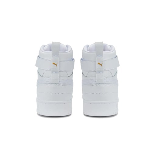 Buty sportowe damskie białe Puma casualowe sznurowane na płaskiej podeszwie 
