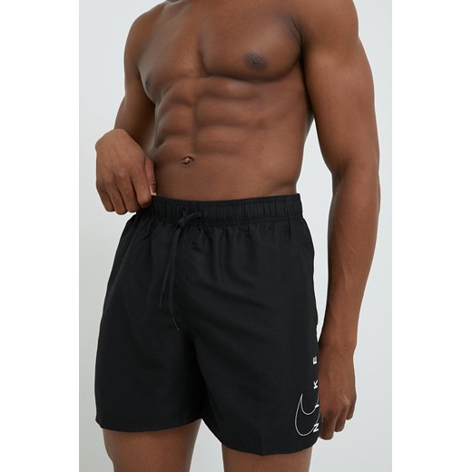 Nike szorty kąpielowe kolor czarny ze sklepu ANSWEAR.com w kategorii Kąpielówki - zdjęcie 144672967