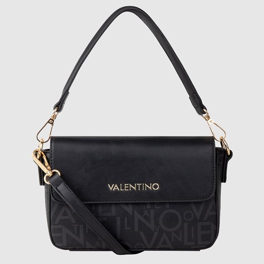 VALENTINO BAGS - Mała czarna listonoszka BURRITOS w logo Valentino By Mario Valentino  outfit.pl