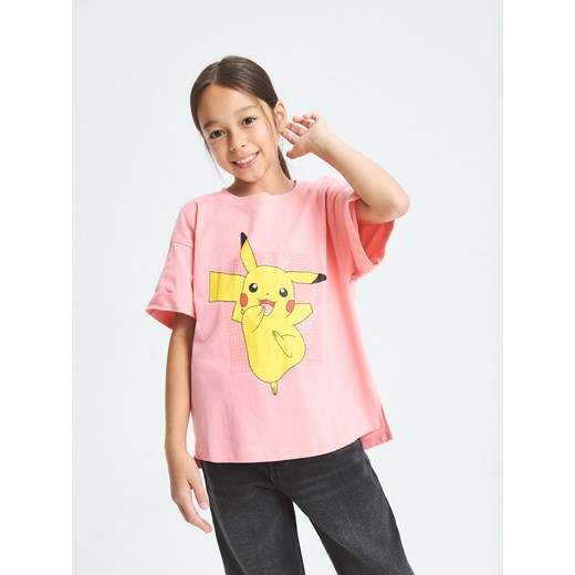 Reserved - T-shirt Pokémon - Różowy Reserved 146 (10 lat) Reserved