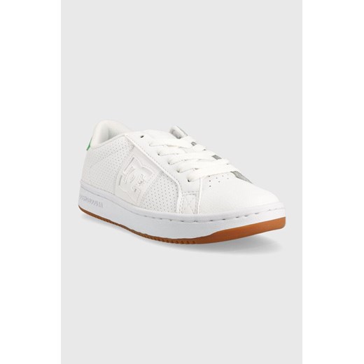 DC sneakersy skórzane kolor biały 40 ANSWEAR.com