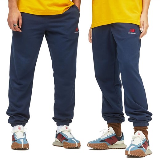 Spodnie New Balance UP21500NGO - granatowe ze sklepu streetstyle24.pl w kategorii Spodnie męskie - zdjęcie 144683077