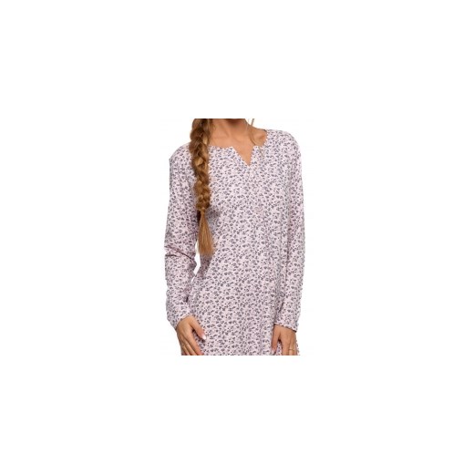 Bawełniana damska koszula nocna z długim rękawem plus size Moraj 3XL moraj.pl