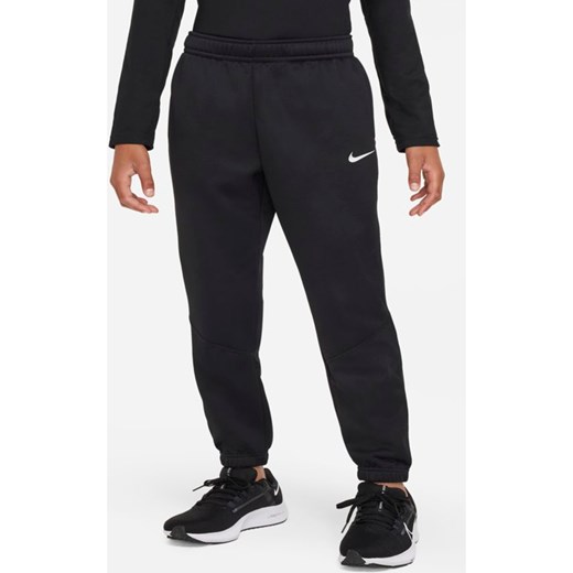 Spodnie zimowe dla dużych dzieci (chłopców) Nike Therma-FIT - Czerń Nike S Nike poland