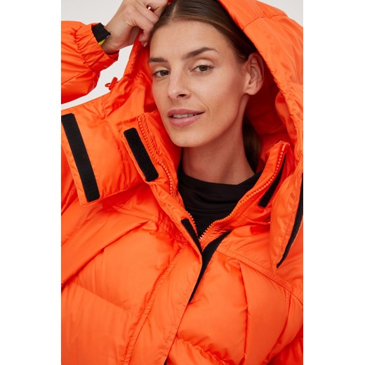adidas by Stella McCartney kurtka sportowa kolor pomarańczowy zimowa oversize XS ANSWEAR.com