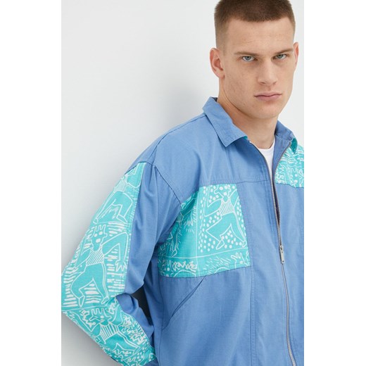 Quiksilver kurtka x Stranger Things męska przejściowa oversize ze sklepu ANSWEAR.com w kategorii Kurtki męskie - zdjęcie 144750296