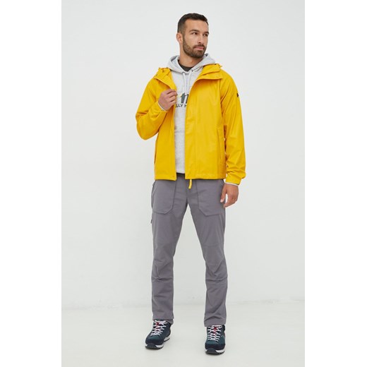 Helly Hansen kurtka przeciwdeszczowa męska kolor żółty przejściowa Helly Hansen L ANSWEAR.com