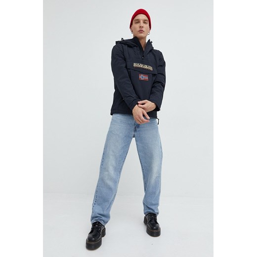 Napapijri kurtka męska kolor czarny zimowa Napapijri M ANSWEAR.com