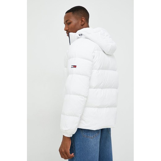 Tommy Jeans kurtka puchowa męska kolor biały zimowa Tommy Jeans M ANSWEAR.com