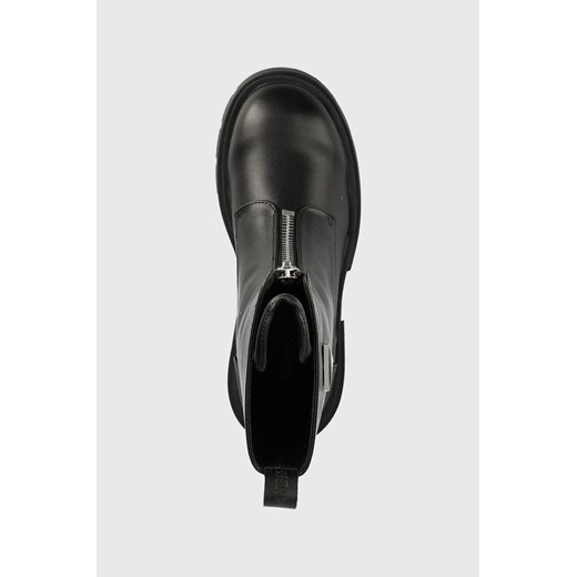 Guess botki Leila damskie kolor czarny na platformie Guess 41 ANSWEAR.com