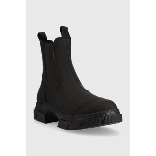 Wrangler sztyblety Atlanta Chelsea damskie kolor czarny na platformie Wrangler 41 ANSWEAR.com