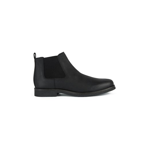 Geox buty zamszowe Uomo Claudio męskie kolor czarny ze sklepu ANSWEAR.com w kategorii Buty zimowe męskie - zdjęcie 144756588