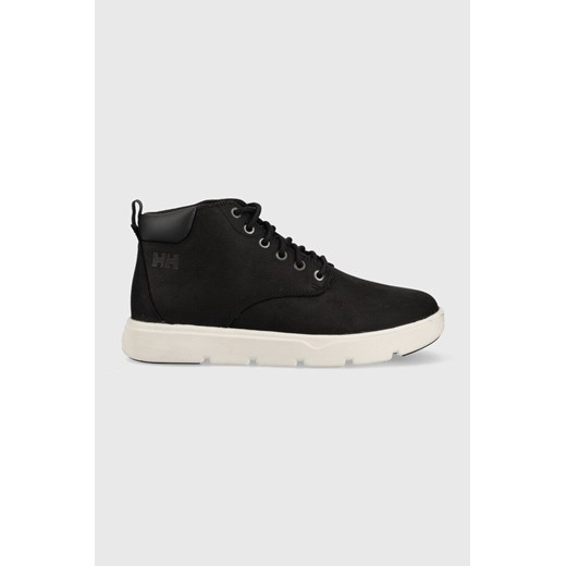 Helly Hansen buty skórzane męskie kolor czarny ze sklepu ANSWEAR.com w kategorii Buty zimowe męskie - zdjęcie 144756669