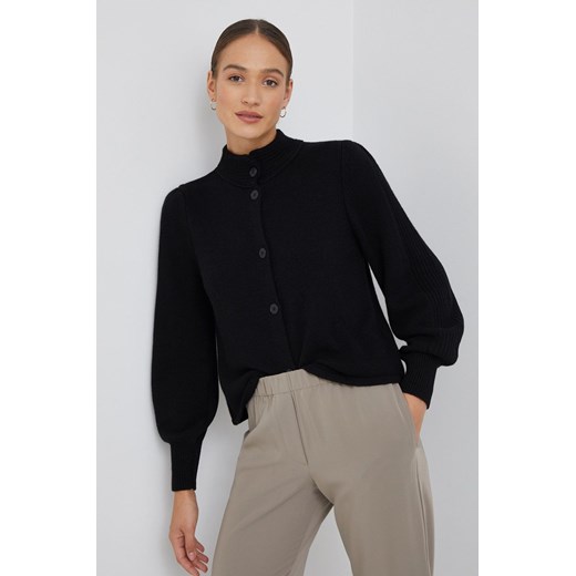 Sisley kardigan z domieszką kaszmiru damski kolor czarny Sisley M ANSWEAR.com