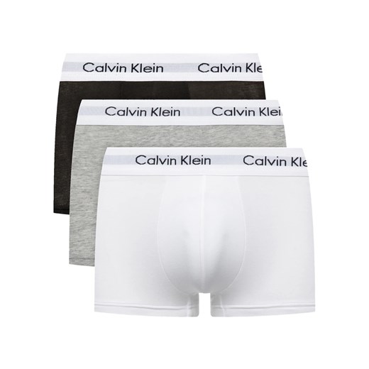 Bokserki Underwear Calvin Klein 3-Pack Szare Białe Czarne Calvin Klein XL wyprzedaż Milgros.pl