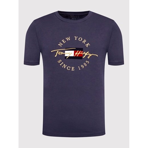 TOMMY HILFIGER KOSZULKA T-SHIRT EXCLUSIVE ICON GRANATOWA Tommy Hilfiger L okazja Milgros.pl