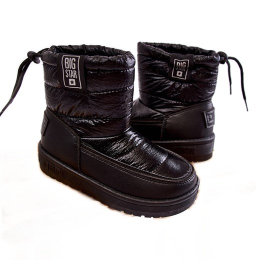 BIG STAR SHOES Dziecięce Śniegowce Big Star KK374220 Czarne 31 wyprzedaż ButyModne.pl