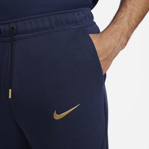 Joggery męskie FFF Tech Fleece - Niebieski Nike L Nike poland