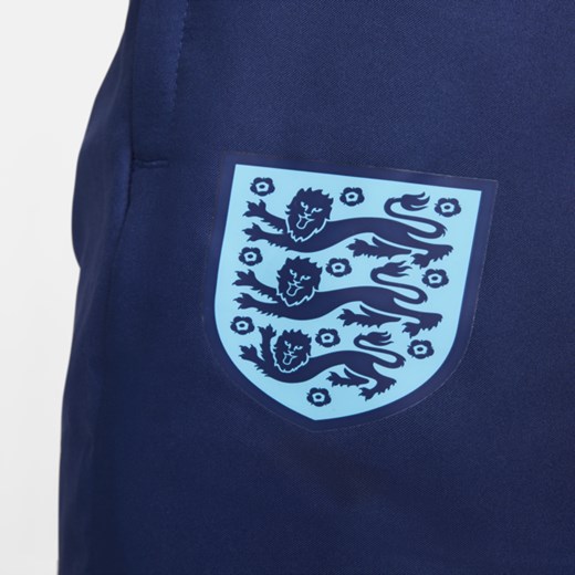 Męski dres piłkarski z tkaniny Nike Dri-FIT Anglia Strike - Niebieski Nike S Nike poland