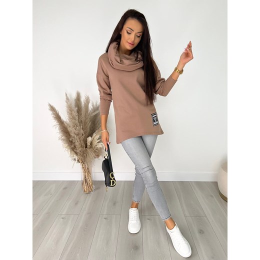 Cappuccino Bluza z Kominem Modnakiecka.pl 44 ModnaKiecka.pl