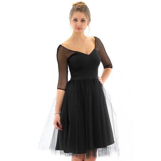 Flanders Dress - black desperado-london czarny