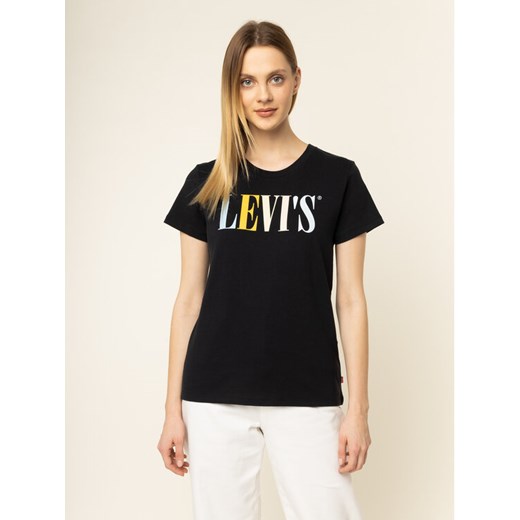 Levi's® T-Shirt The Perfect Graphic Tee 17369-0959 Czarny Regular Fit S MODIVO okazja
