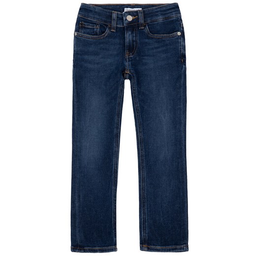 Calvin Klein Jeans Jeansy IB0IB00154 Granatowy Slim Fit 12 MODIVO okazja