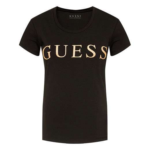 Guess T-Shirt Angelika W0YI0L J1300 Czarny Slim Fit Guess S promocja MODIVO