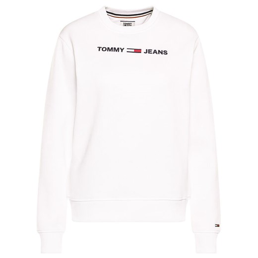 Tommy Jeans Bluza Tjw Essential Logo Sweatshirt DW0DW07976 Biały Regular Fit Tommy Jeans M MODIVO okazja