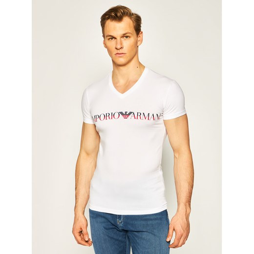 Emporio Armani Underwear T-Shirt 110810 0P516 00010 Biały Regular Fit L promocja MODIVO