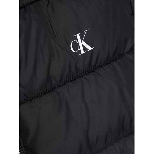 Calvin Klein Jeans Kurtka puchowa Essentail IB0IB00557 Czarny Regular Fit 14Y okazja MODIVO
